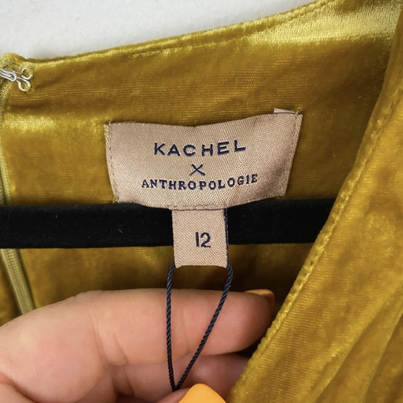 NWT Anthropologie x Katchel Velvet Midi - Picture 7 of 9